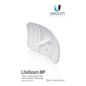 صحن استقبال انترنت خارجي لايت بيم LiteBeam M5