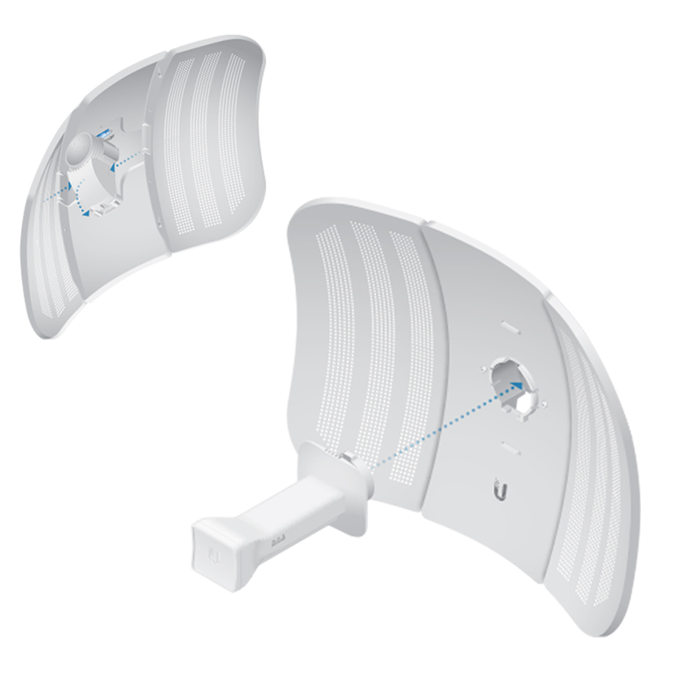 صحن استقبال انترنت خارجي لايت بيم LiteBeam M5 - الصورة 4