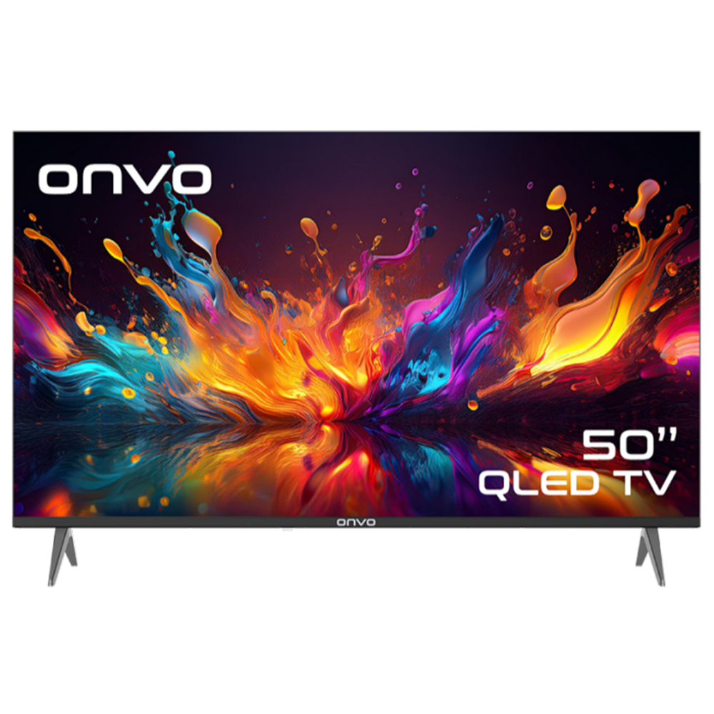 ONVO تلفزيون 50 بوصة بنظام webos QLED (127 سم) بدقة 4K فائقة الوضوح OVF50500UQ