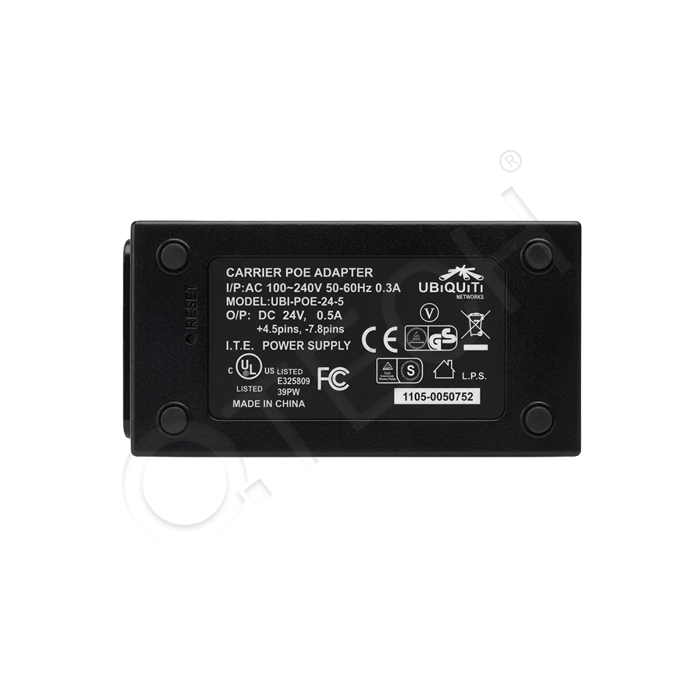 محوّل طاقة عبر الشبكة Ubiquiti PoE Adapter 24V - الصورة 3