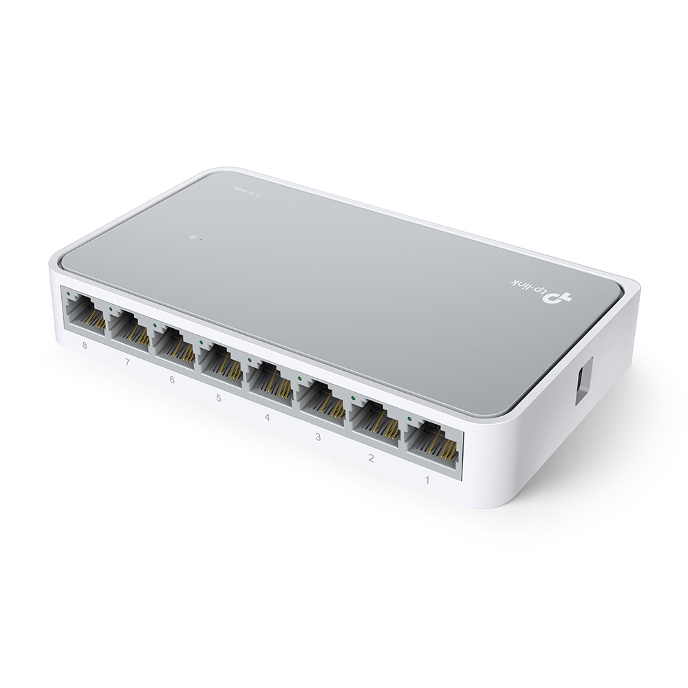 سويتش (موزع شبكة) TP-Link TL-SF1008D – 8-Port 10/100Mbps Desktop Switch - الصورة 3