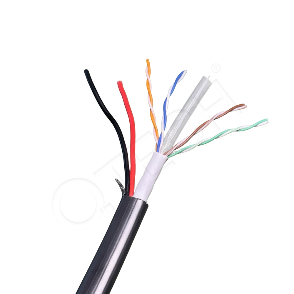 كابل شبكة CAT6 UTP مع سلك كهرباء مدمج – 305 متر | Kassoum Tech - الصورة 2