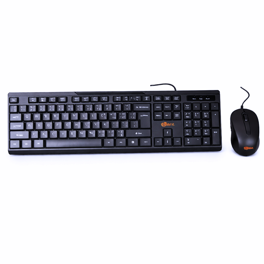 مجموعة كيبورد وماوس ZLink KB101cm – USB