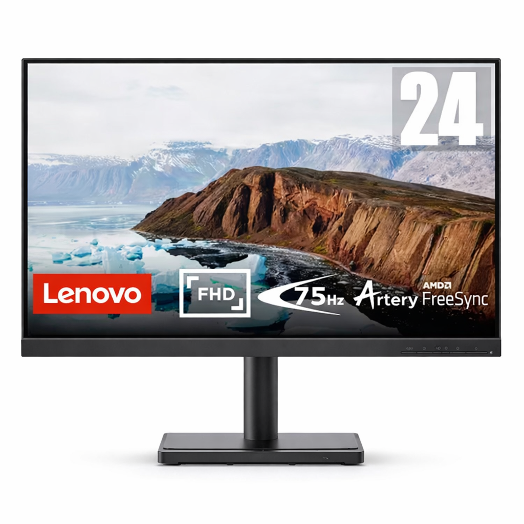 شاشة Lenovo L24e-30 مقاس 23.8 بوصة – Full HD | 75Hz
