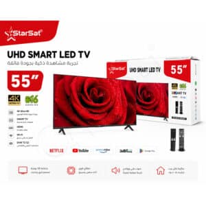 tarSat SV-55V6 SMART – شاشة ذكية 55 إنش 4K UHD Android TV