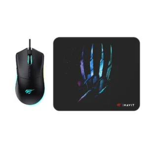 ماوس ألعاب احترافي مع لوحة ماوس مرفقة HAVIT Gamenote MS1037CM RGB Gaming Mouse + Mouse Pad