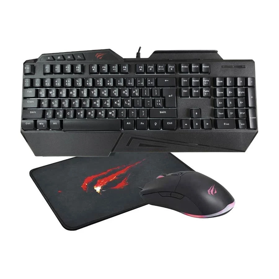 طقم ألعاب احترافي 3 في 1 HAVIT KB889CM Gaming Combo