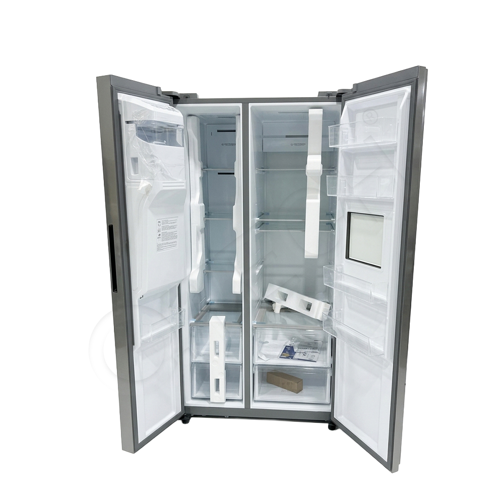 براد HAWAY REF-HSBS57HBSS سايد باي سايد 533 لتر Side-by-Side Refrigerator - الصورة 2