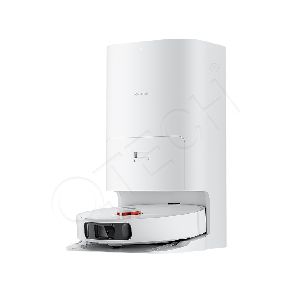 مكنسة روبوت شاومي Xiaomi Robot Vacuum X10 Plus مع محطة التنظيف الذاتي وممسحتين دوّارتين وقوة شفط 4000 باسكال